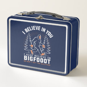 Lunch Box Je Crois En Vous Mais Je Crois Aussi En Bigfoot
