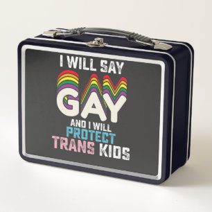 Lunch Box Je dirai gai et je protégerai les enfants trans LG