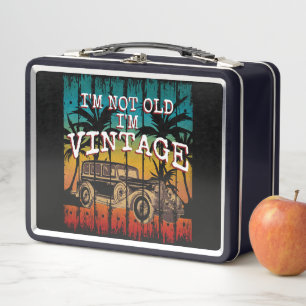 LUNCH BOX JE NE SUIS PAS VIEUX, JE SUIS VINTAGE