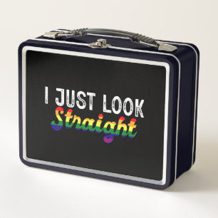 Lunch Box Je regarde juste droit Mois de la fierté de la com