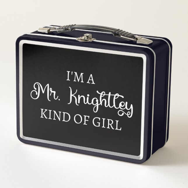 Lunch Box Je suis une fille de M. Knightley (Devant)