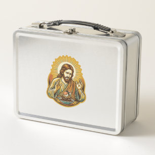 Lunch Box Jésus a laissé tomber des sushis dans une éclabous