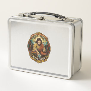 Lunch Box Jésus a laissé tomber son téléphone entre les sièg