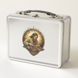 Lunch Box Jésus a laissé tomber une petite carte SD Perdue T
