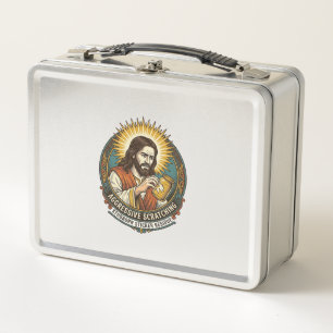 Lunch Box Jésus Ennuyeux Papier Autocollant Résidu Magasin 