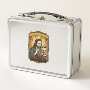 Lunch Box Jésus Escalier Flou Test Captcha Sécurité Tech Hum