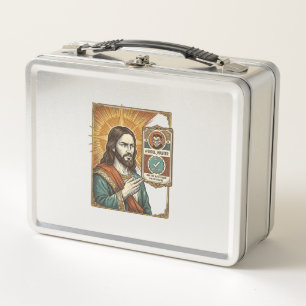 Lunch Box Jésus Faux Vérifié Coche Arnaque Troll Social Hu