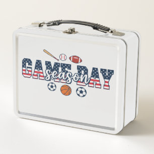 Lunch Box Jeu de sport multi-patriotique Saison de jour de m