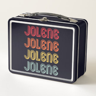 Lunch Box JOLENE Poison Nom Personnalized Retro Vintage 80s 