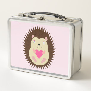Lunch Box Joli bébé hérisson fille rose