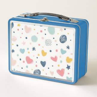 Lunch Box Joli ciel de dessin animé avec fond blanc