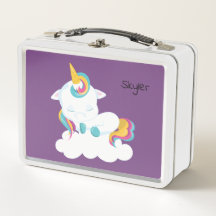 Joli Licorne de Dessin Animé Endormi