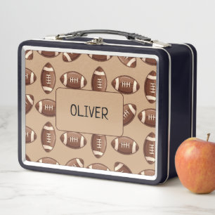 Lunch Box Joli motif de football Garçon Noir