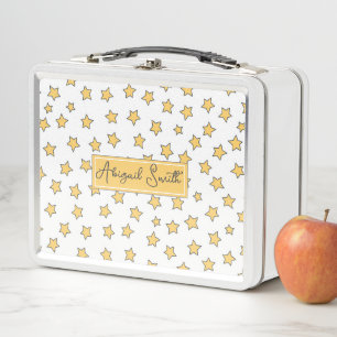 Lunch Box Jolie étoile Jaune Motif Boîte à lunch pour enfant