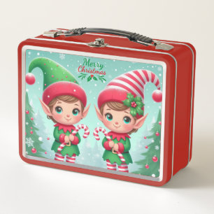 Lunch Box Jolies elfes de Noël