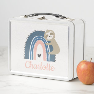Lunch Box Jote Sloth Accrocher Rainbow Girl School