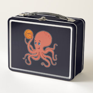 Lunch Box Joueur de basket-ball Octopus