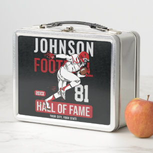 Lunch Box JOUEUR DE Football Personnalisé Équipe NUMBER Spor