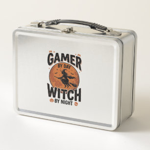 Lunch Box Joueur de jeu vidéo de jour sorcière de nuit Conce