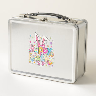 Lunch Box Joyeuses Pâques 2026 Mignon Lapin Jour de Pâques F