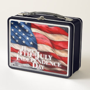 Lunch Box Joyeux 4 juillet - Jour de l'Indépendance