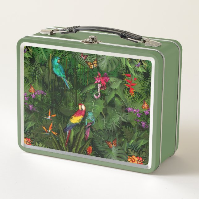 Lunch Box Jungle 🌺 🌴 🦜 (Devant)
