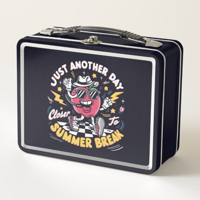 Lunch Box Juste Un Jour De Plus Près De Pause Été Professeur (Devant)