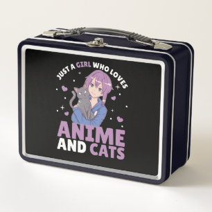 Lunch Box Juste Une Fille Qui Aime Anime Et Chats Coeur Mang
