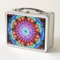 Kaleidoscope Arc-en-ciel vibrant coloré Mandala