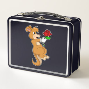 Lunch Box Kangaroo with Flower