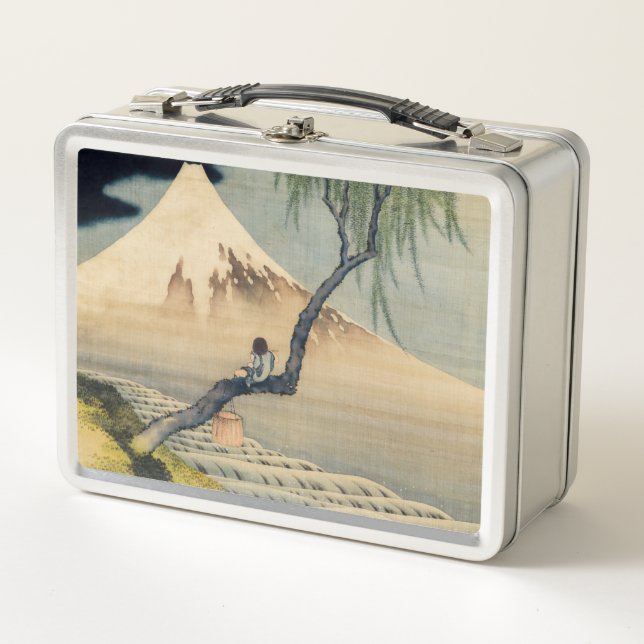 Lunch Box Katsushika Hokusai - Garçon regardant le Mont Fuji (Devant)