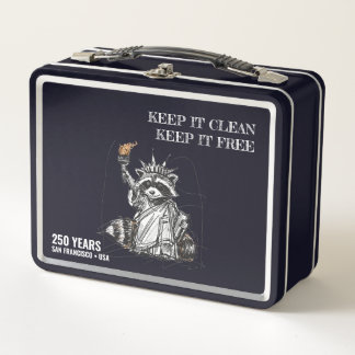 Lunch Box Keep It Clean Keep It Free—250 Years San Francisco