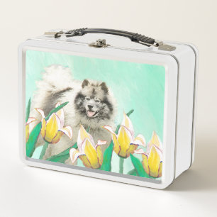 Lunch Box Keeshony in Tulips Peinture mignonne Original Chie
