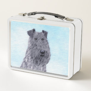 Lunch Box Kerry Blue Terrier peinture mignonne Chien d'origi