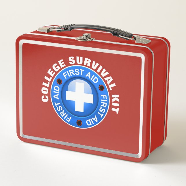 Lunch Box Kit de survie COLLEGE - Voir retour ... (Devant)