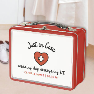 Lunch Box Kit de survie d'urgence de jour de mariage Boîte r