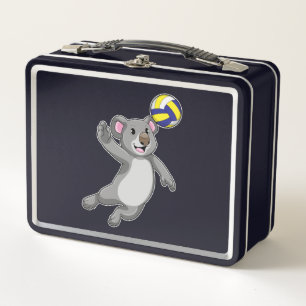 Lunch Box Koala comme joueur de volleyball avec volleyball