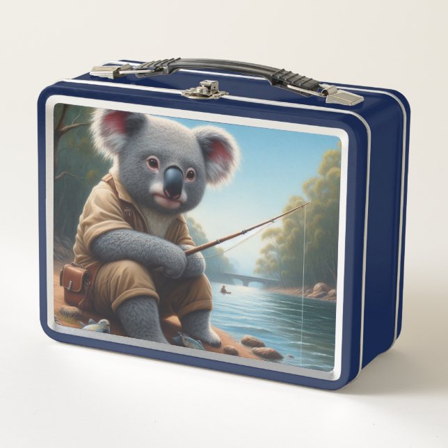 Lunch Box Koala Fishing (Devant)