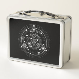 Lunch Box La géométrie sacrée de style occulte foncé