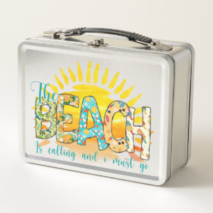 Lunch Box La plage appelle et je dois y aller