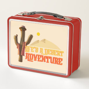 Lunch Box La vie est une aventure désertique
