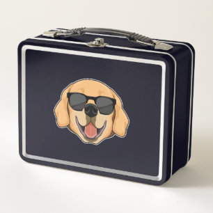 Lunch Box Labrador avec lunettes de soleil