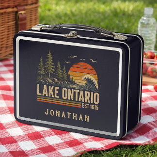 Lunch Box Lac Ontario Vintage Grands Lacs Vie Lacustre