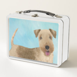 Lunch Box Lakeland Terrier Peinture - Cute Original Chien Ar