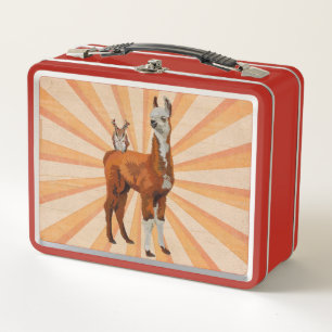 LUNCH BOX LAMA ET HIBOU D'ANTLER