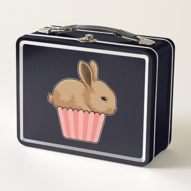 Lunch Box Lapin avec muffin (Devant)