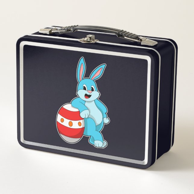 Lunch Box Lapin avec oeuf de Pâques (Devant)