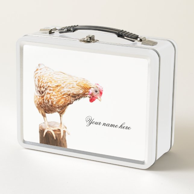 Lunch Box L'art du poulet lumineux (Devant)