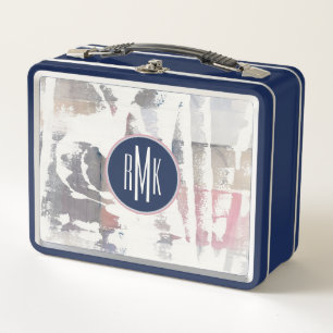 Lunch Box Le blanc du monogramme cultivent