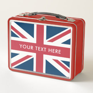 Lunch Box Le drapeau britannique Union Jack rouge